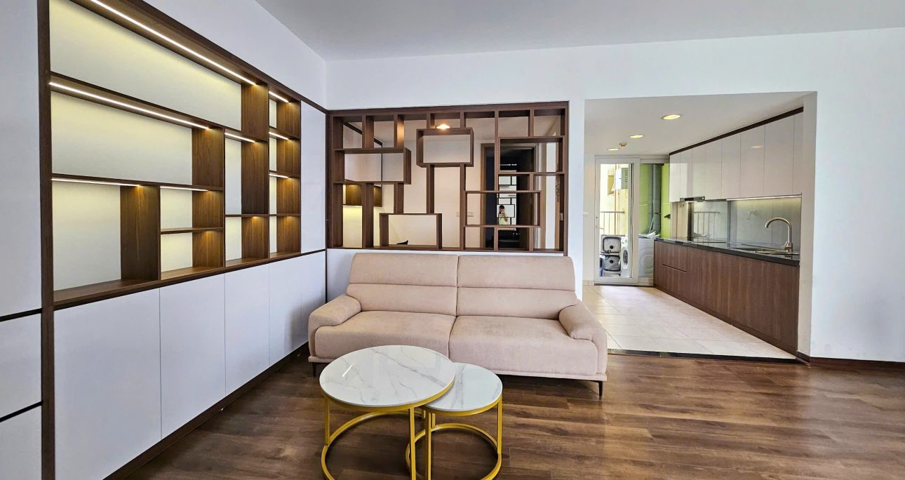 Thi công căn hộ 83m2 Rừng Cọ – KĐT Ecopark