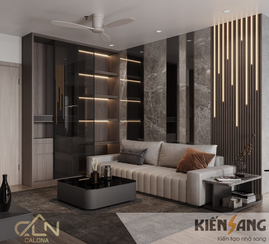 Thiết kế nội thất căn hộ 3pn2vs Tòa GS2 – KĐT Vinhomes Smartcity
