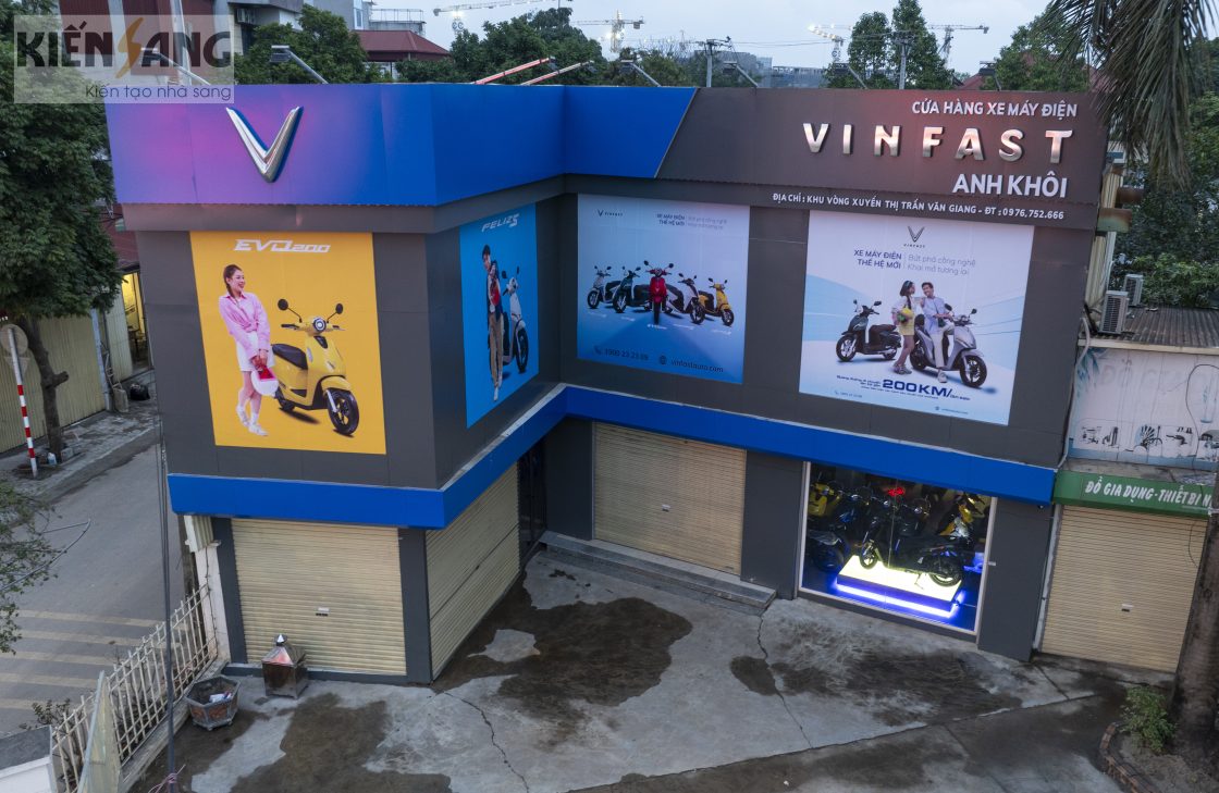 HOÀN THIỆN SHOWROOM XE MÁY ĐIỆN VINFAST ANH KHÔI TẠI VĂN GIANG – HƯNG YÊN