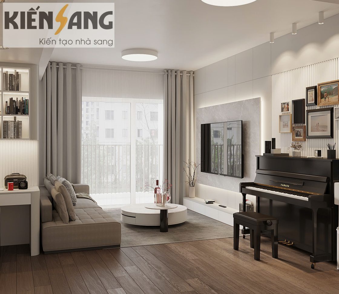 Thiết kế nội thất căn hộ xx06 Tòa A1 Rừng Cọ – KĐT Ecopark