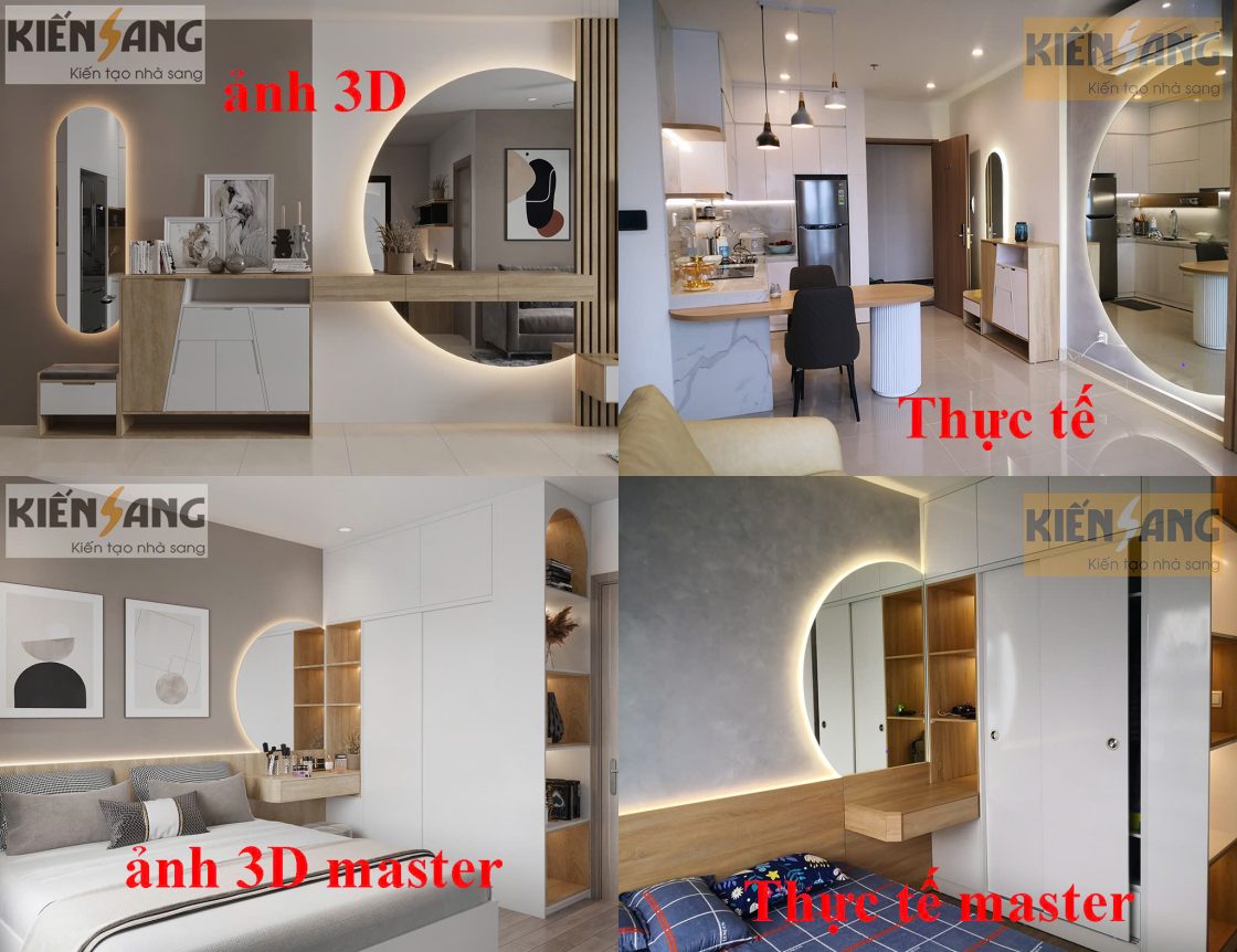 Hoàn thiện thi công căn hộ 2pn tòa S203 – KĐT Vinhomes Smartcity