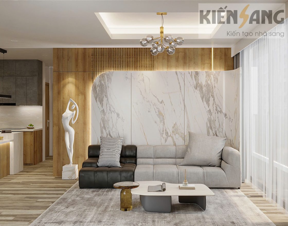 Thiết kế nội thất căn hộ 2pn Tòa Skyforest 1 – KĐT Ecopark
