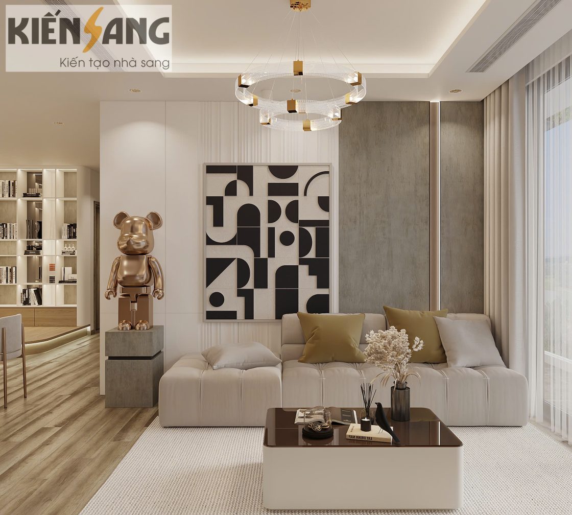 Thiết kế nội thất căn hộ 3pn trujv xx10 tòa SkyFofert 3 – KĐT Ecopark