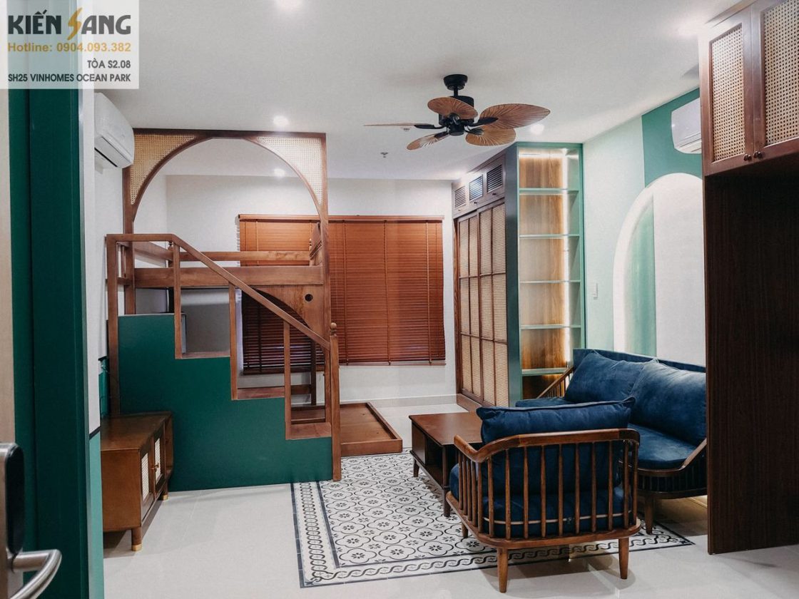 Hoàn thiện nội thất căn hộ xx09 Tòa S208 – KĐT Vinhomes Ocean Park