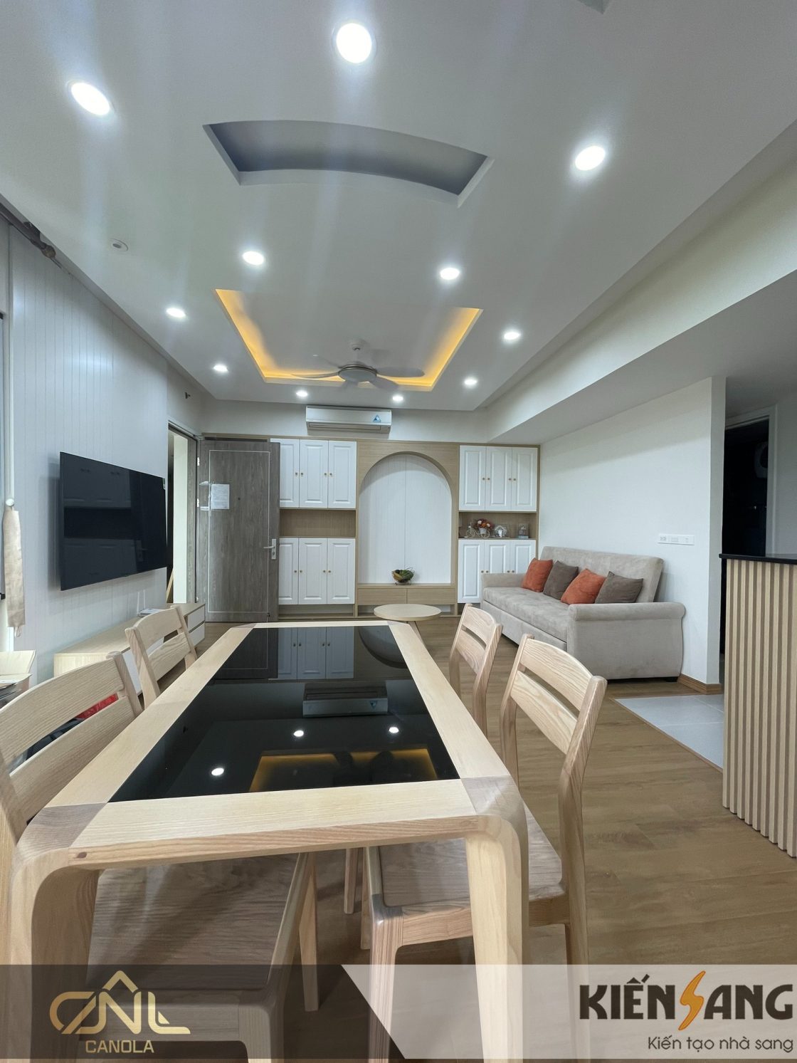 Hoàn thiện thi công căn hộ 2pn,2wc trục xx05 Tòa A3 Rừng Cọ – KĐT Ecopark