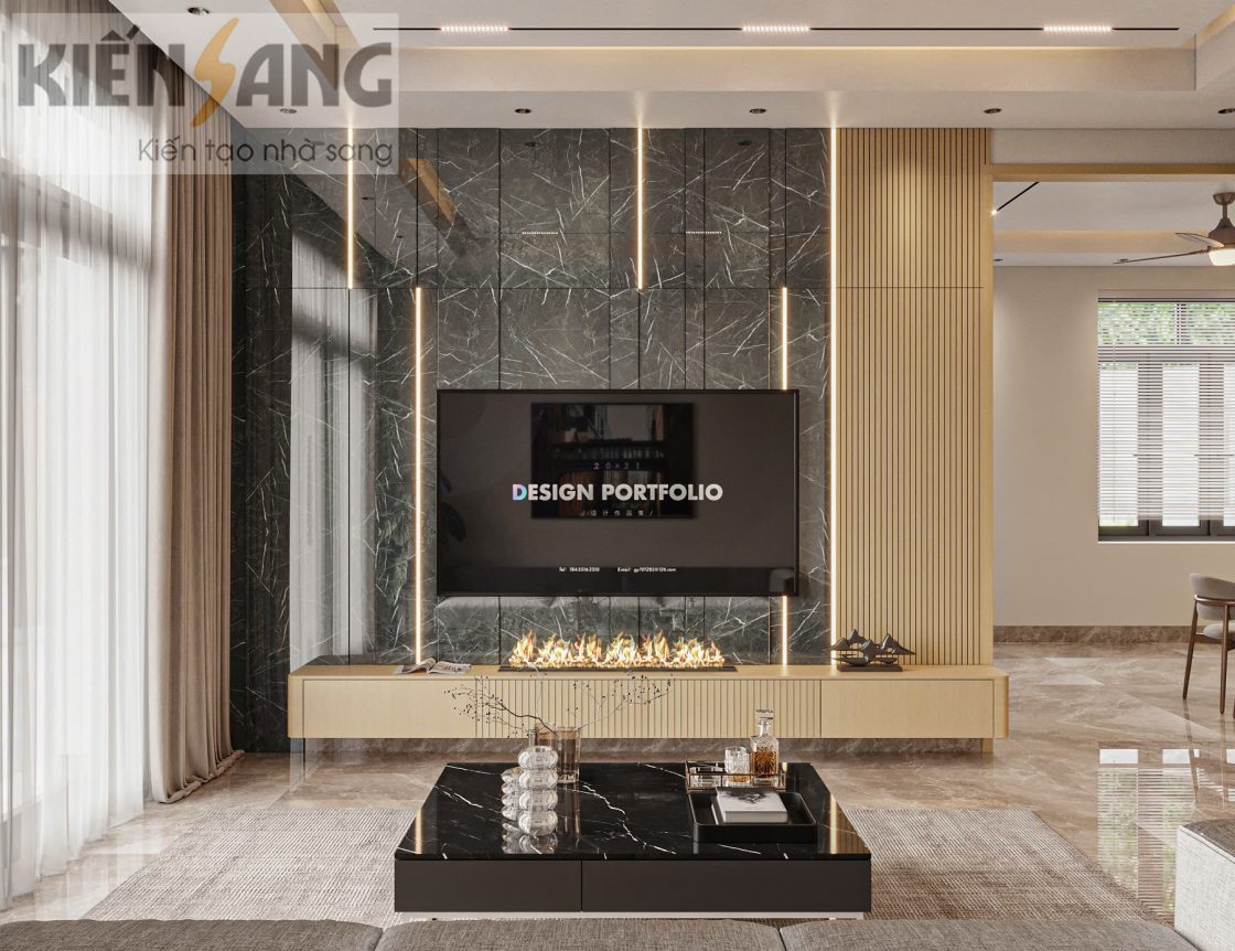 Thiết kế nội thất nhà ở Ốc Nhiêu – Văn Giang – Hưng Yên