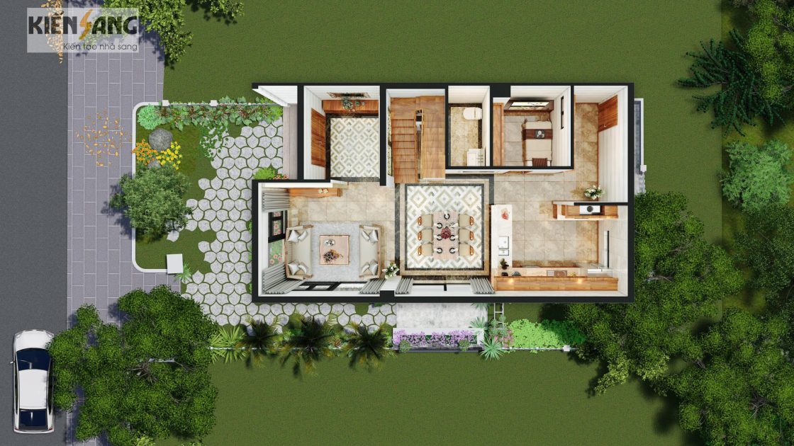 Thiết kế nội thất Biệt Thự Mimosa – KĐT Ecopakr