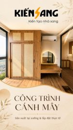 Quy trình làm tủ cánh mây tại Kiến Sang