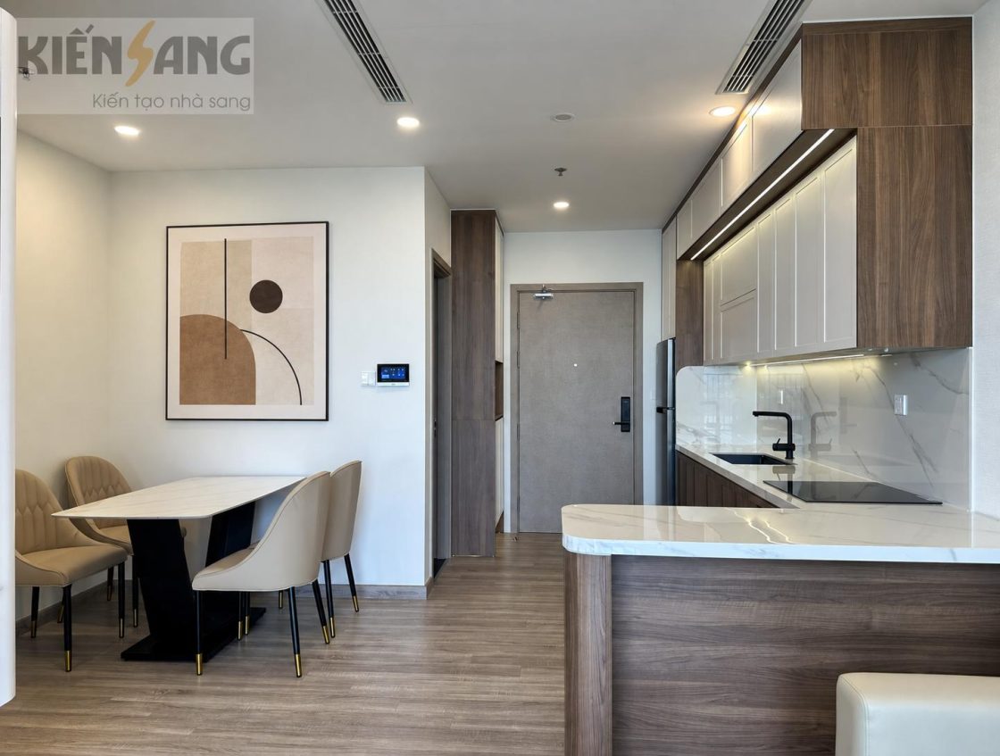 Hoàn  thiện thi công nội thất căn hộ xx08A Tòa Sky Forest 2 – KĐT Ecopark